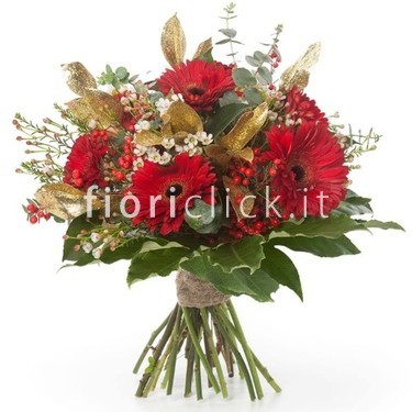 Mazzo di fiori natalizio